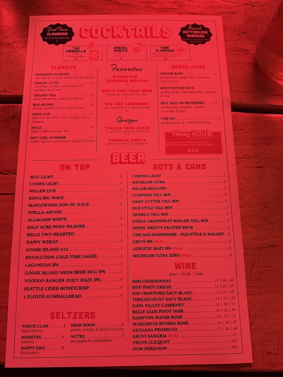 Happy Camper Pizza Menu - Image 2