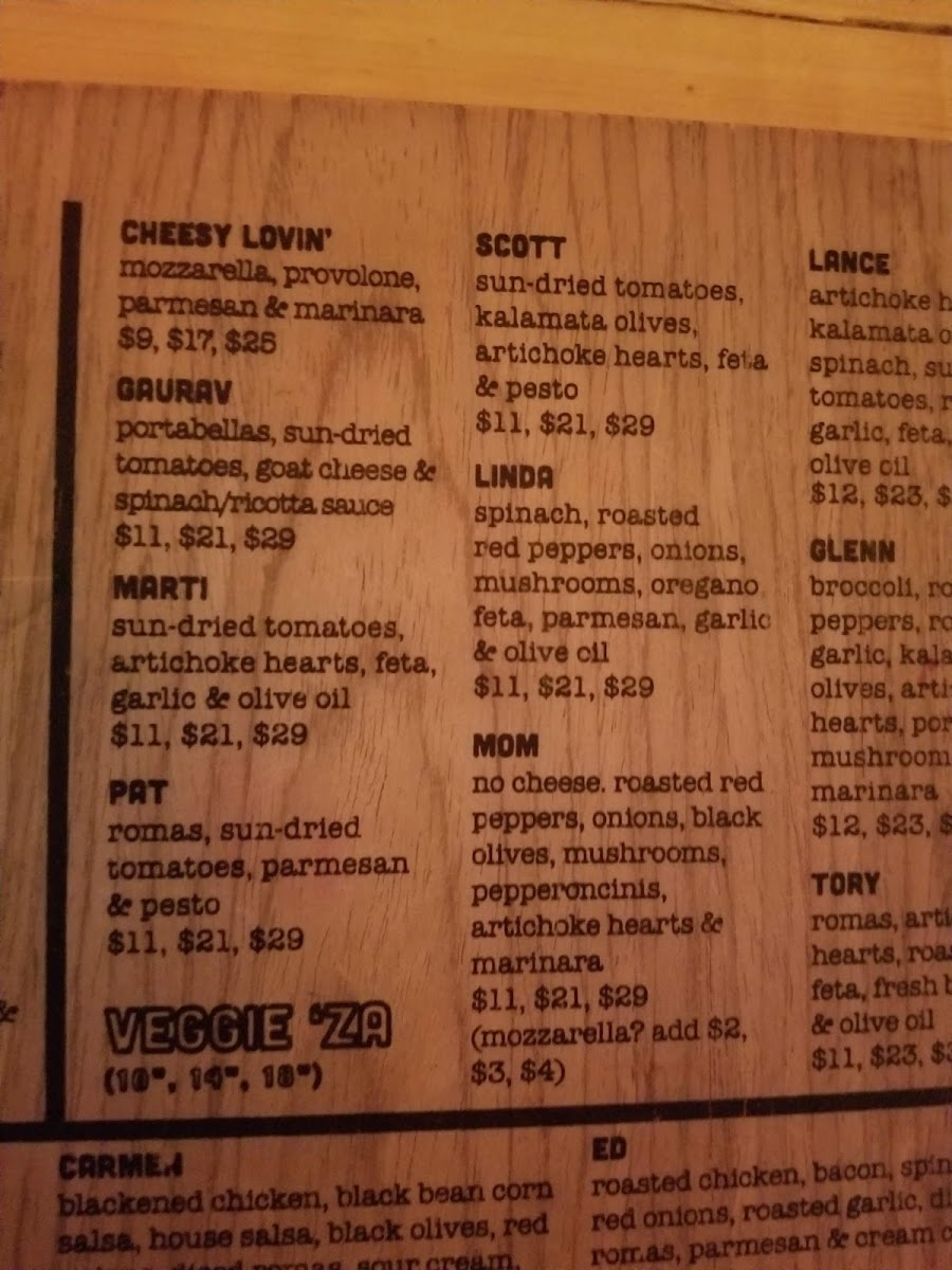 Happy Camper Pizza Menu - Image 6